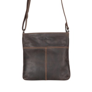 Greenwood Leather | Leather Shoulder Bag - Brown