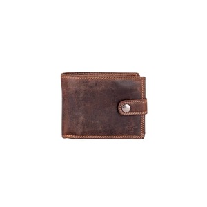 Accessories: Greenwood Leather | Hunter RFID Leather Wallet with Button Closure – Sandel