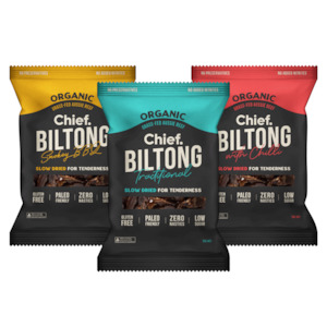 Chief Nutrition: Chief Biltong (12 bags)