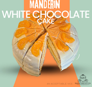 Mandarin White Chocolate Cake