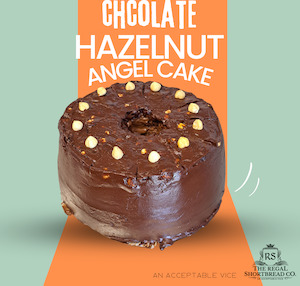 Cakes: Chocolate Hazelnut Angel Cake