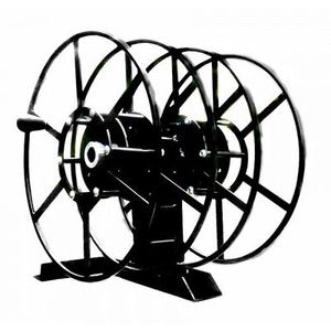 Products: Dual Narrow Supply Reels Mounted Horizontal - Black