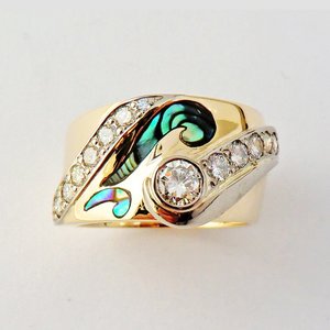 Products: Paua and diamonds