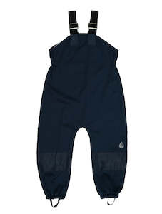 All Weather Rain Snow Overalls: All-Weather Fleece Overalls - Navy