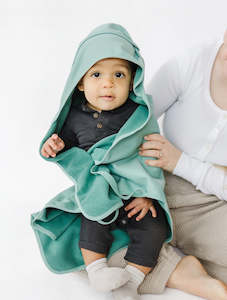 All Weather Blanket Change Mat: All-Weather Fleece Blanket - Seafoam