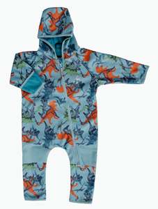 All-Weather Fleece Onesie - Dino