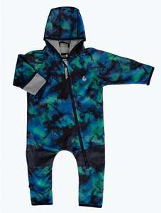 Baby Toddler All Weather Fleece Onesies: All-Weather Fleece Onesie - Tie Dye