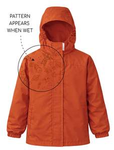 All Jackets: SplashMagic Rainshell - Burnt Orange | Space Pals