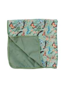 All Weather Blanket Change Mat: All-Weather Fleece Blanket - Butterfly