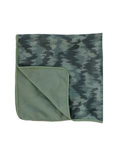 All Weather Blanket Change Mat: All-Weather Fleece Blanket - Forest Camo