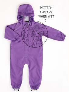 Lightweight Shell: SplashMagic Rainsuit - Violet | Magical Friends
