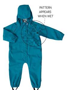 Lightweight Shell: SplashMagic Rainsuit - Deep Teal | Dino Skate Crew