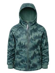 Midweight Fleece Lined: All-Weather Hoodie - Forest Camo