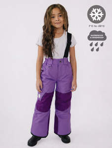 Snowrider Convertible Ski Overalls - Violet