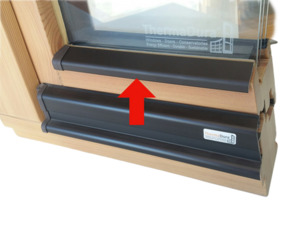 Products: Aluminium capping profile for wooden windows (3 meter length) woodenwindow