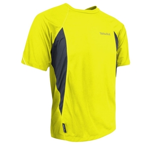 Mens Short Sleeve Training Tee Fluro/Yellow - Thermatech New Zealand