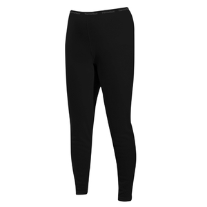 Womens Merino Baselayer Leggings Black - Thermatech New Zealand