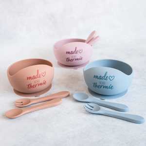 Color Pink: Baby Suction Bowl Set
