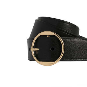 Belts 1: Ella Leather Belt Black
