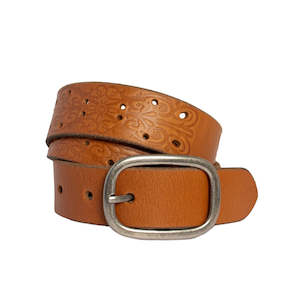 Belts 1: Alexis Leather Belt New Chestnut