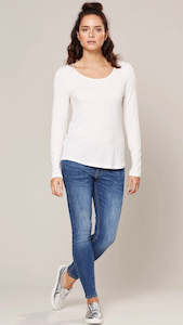 Long Sleeve: Basic Long Sleeve White