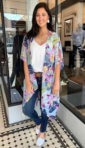Kimonos 1: Purple Orchid Kimono Blue
