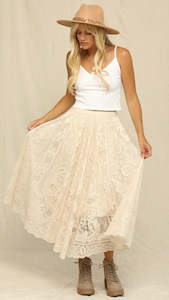 Skirts: Texas Love & Lace Skirt