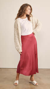 Skirts: Sarah Satin Skirt