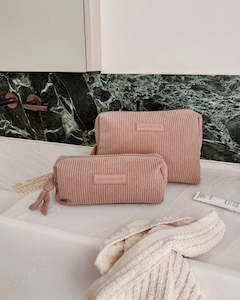 Bags Clutches: Destiny & Baby Destiny Cosmetic Set Soft Pink