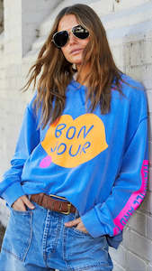 Hammill Co 1: Bon Jour Washed Blue Sweat