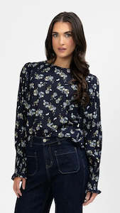 Timely Top Navy Zest