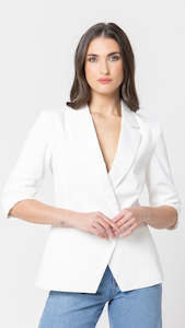 Jackets Outerwear: Occasion Blazer White Adelade
