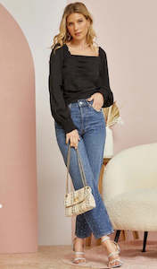 Friends Of The Fox: City Lights Cropped Blouse