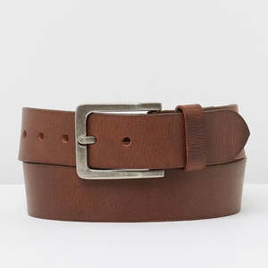 Billy Basic Leather Belt Tan