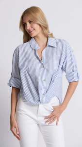 On Repeat Blouse Sea Stripe