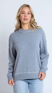 Denver Jumper Grey Marle