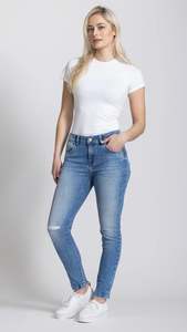 Jeans: LTB Ramona X Ritnoblue Wash Jean