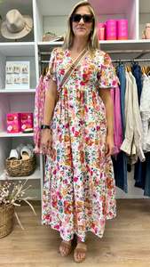 Sweet Citrus Midi Dress