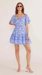 Minkpink 1: Waverly Flutter Sleeve Mini Dress
