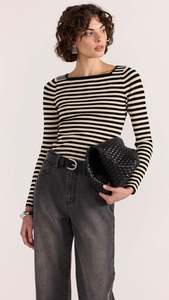 Lana Stripe Knit Top