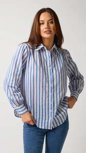 Emmery Shirt Cobalt Stripe