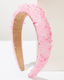 HA042 Bubble Stone Headband Pink