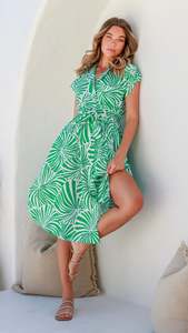 Wren Dress Green