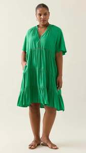 Midi Dresses: Oline Dress Green
