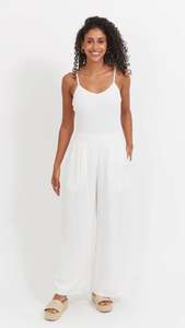 Bottoms 1: Jardin Pant White
