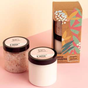 Body Souffle & Bath Salts Gift Set Jasmine & Musk