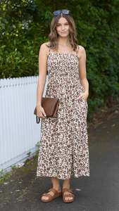 Midi Dresses: Beckett Dress Summer Leopard