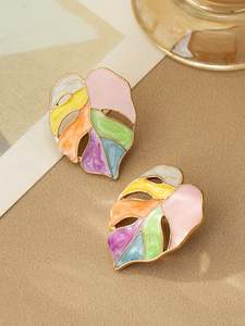 Jewelry: FME361 Monstera Leaf Multi