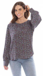 Leila + Luca Forever Top Marine Sprig