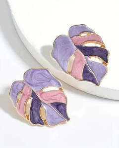 Jewelry: FME361 Monstera Leaf Violet